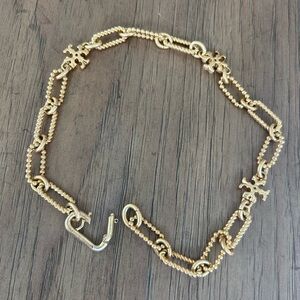 Tory Burch ROXANNE Textured Rope Chain BROKEN!!!